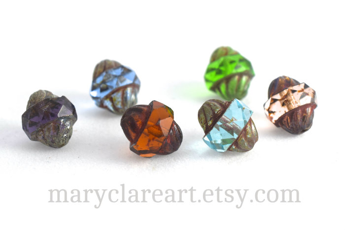 Czech Glass Turbine Beads