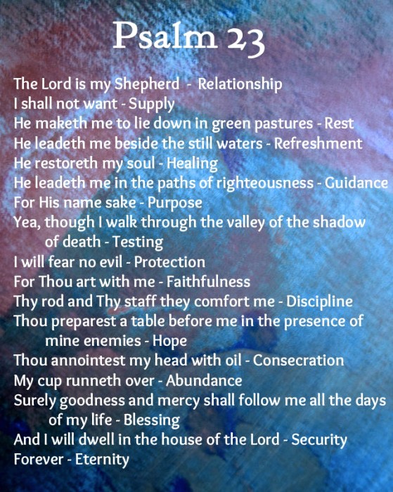 The 23rd Psalm 2
